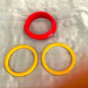 Bakelite Bracelet Trio